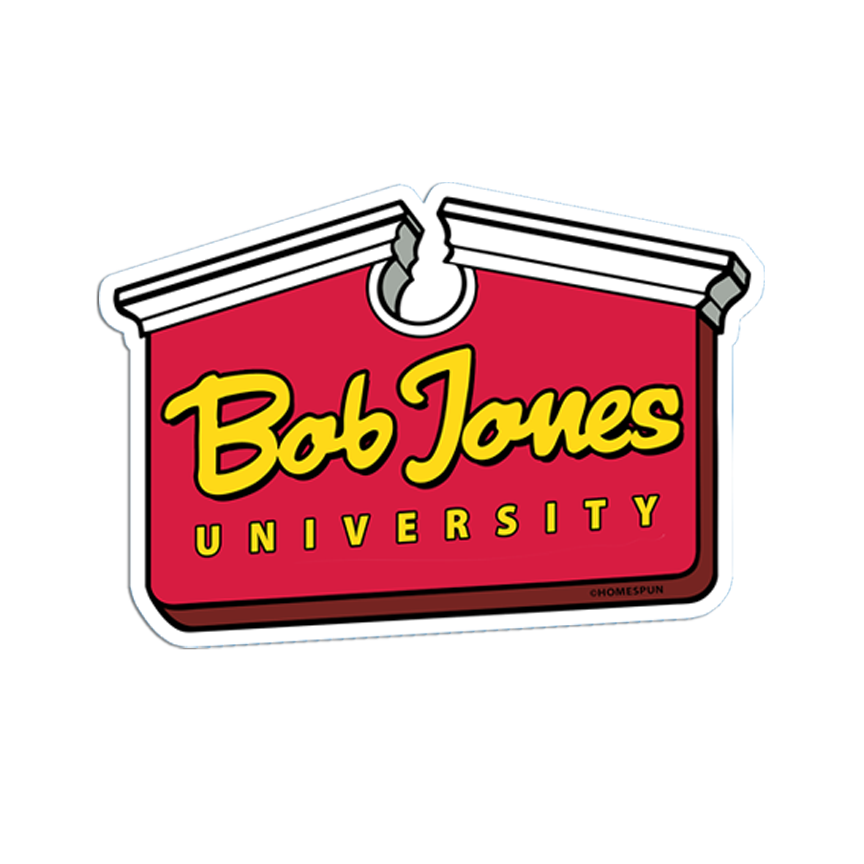 Homespun-Bob Jones Restaurant-Complimentary Sticker