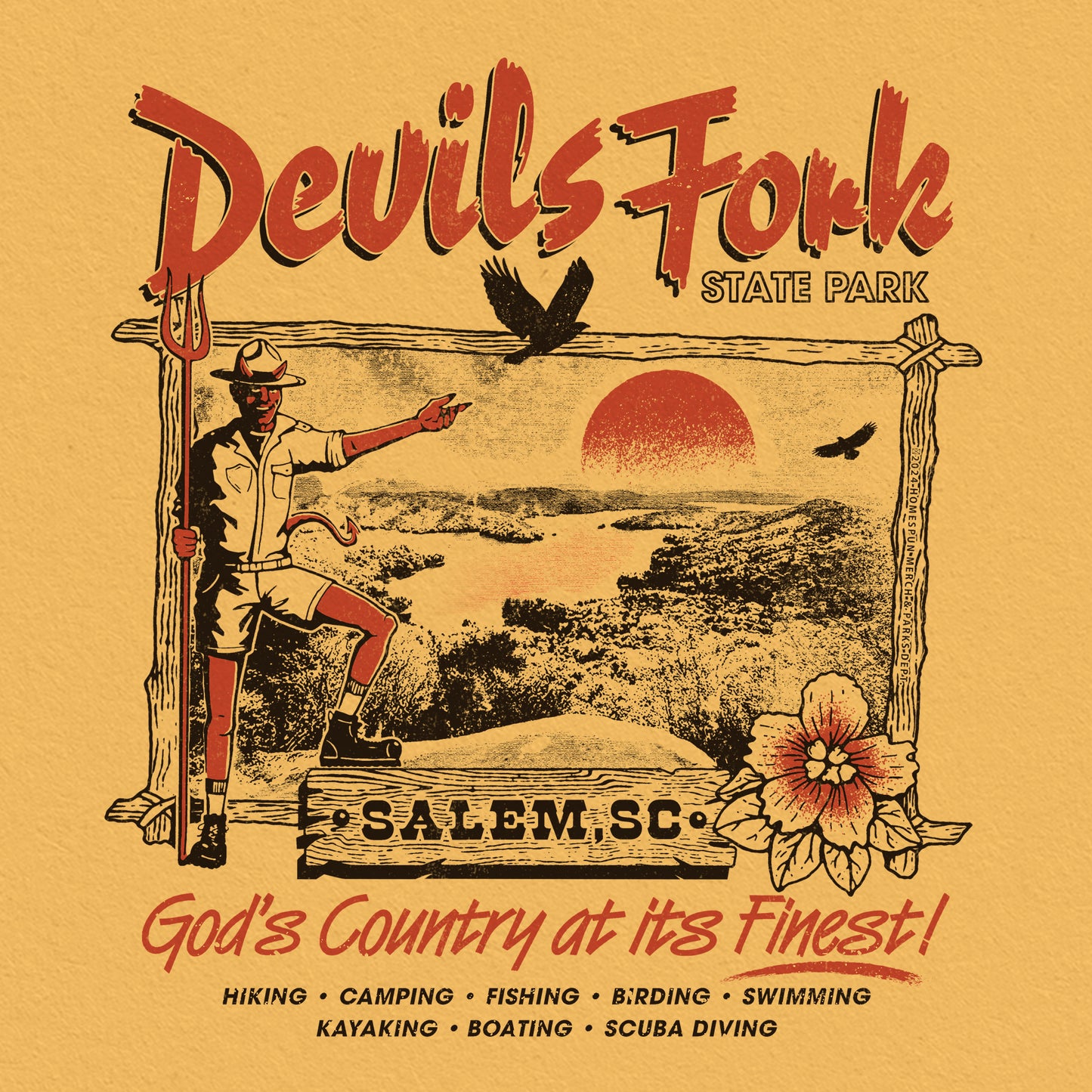 Devi's Fork State Park Tee
