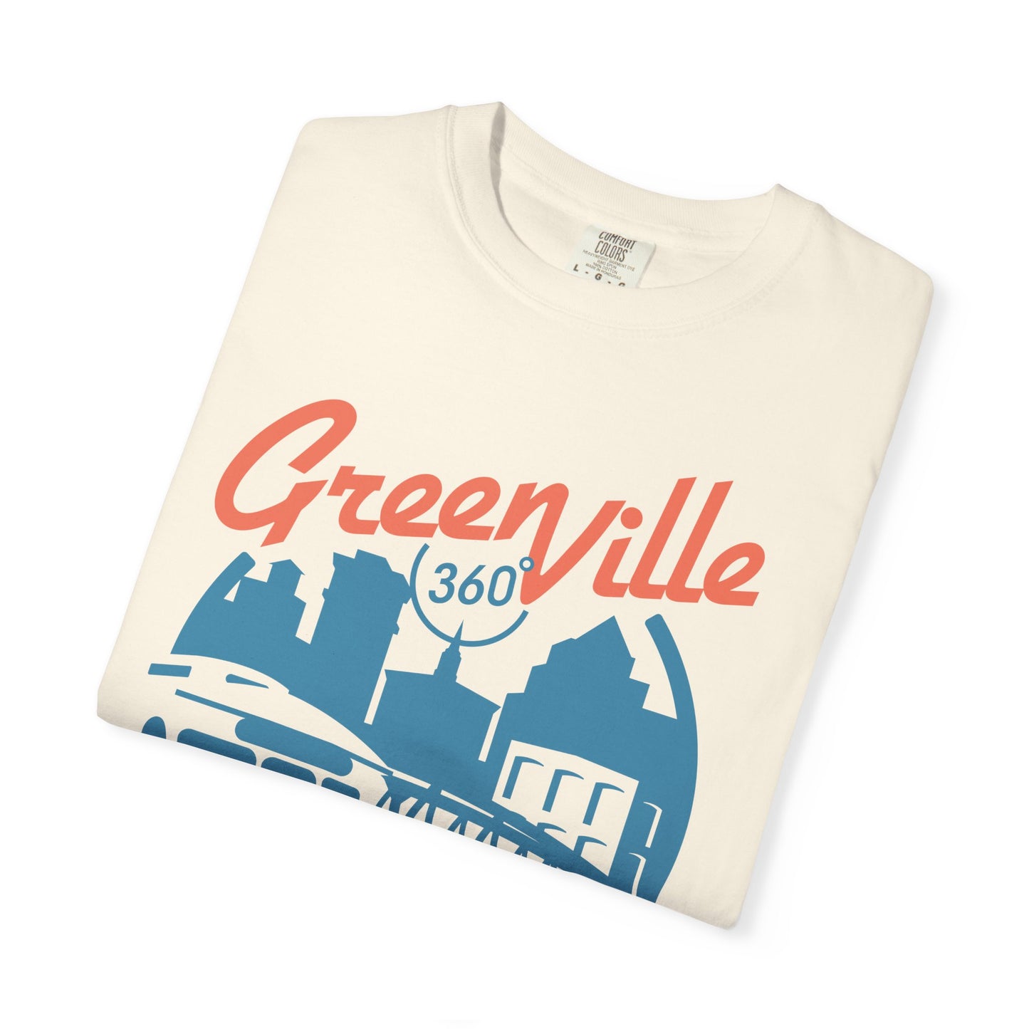 Greenville360-Downtown Tee-Comfort Fit-Ivory
