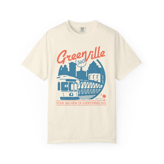 Greenville360-Downtown Tee-Comfort Fit-Ivory
