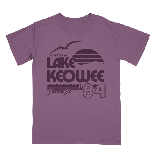 Lake Keowee - Summer Camp Tee - Purple