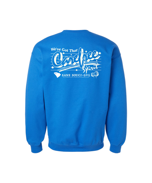 Sans Souci Spirit - Crew Neck sweater - Royal Blue (SOLDOUT)